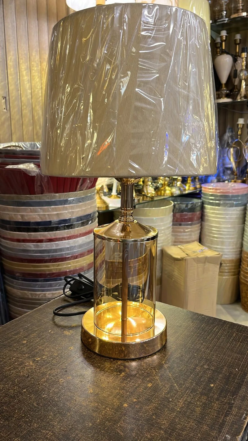 Lamp with shade pair