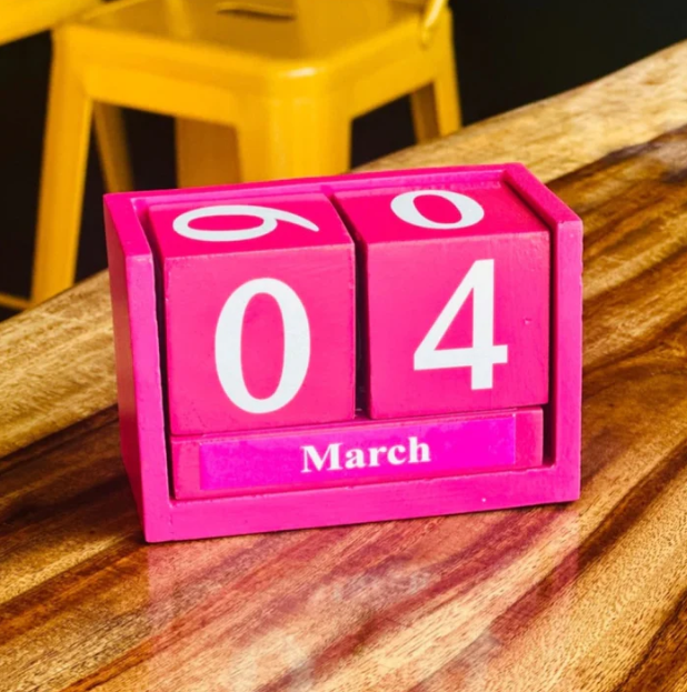 Wooden Calender - Imported