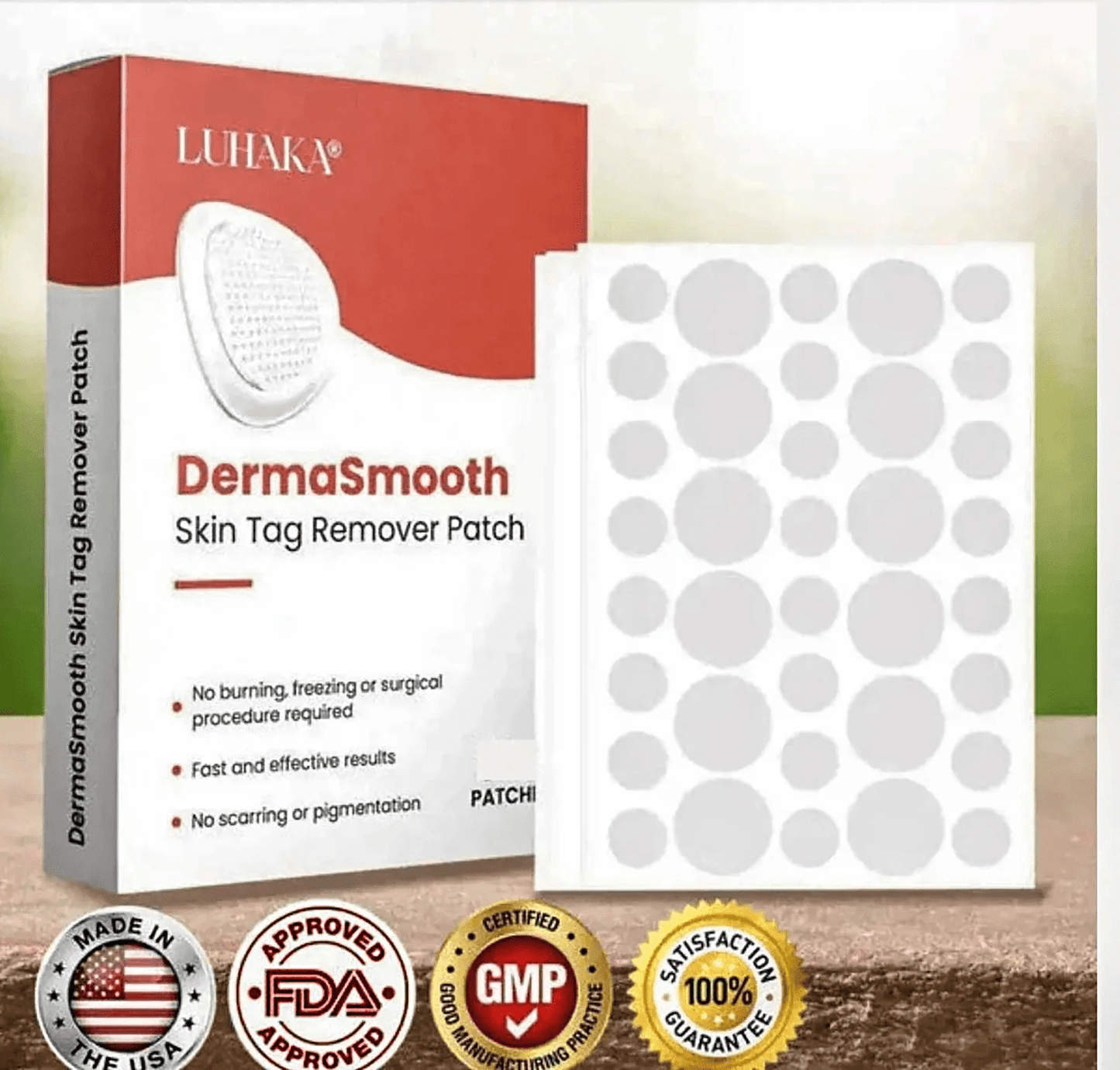 Derma Smooth Skin Tag Removal Patch 72 patches