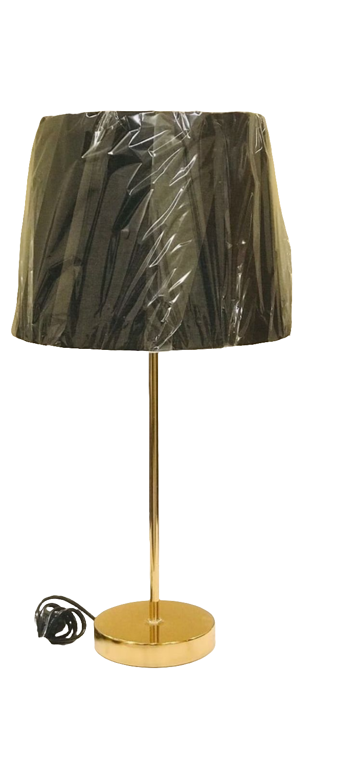 Pair of table lamp Metal base heavy for table base with shade 18 inches height