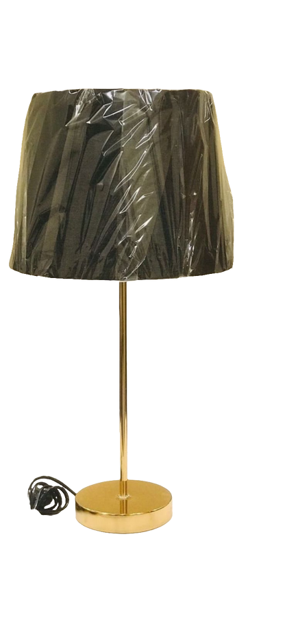 Pair of table lamp Metal base heavy for table base with shade 18 inches height