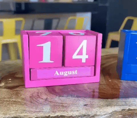 Wooden Calender - Imported