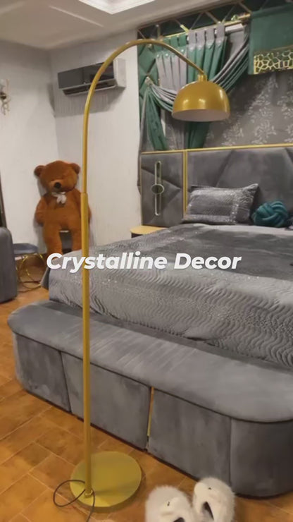 Metal Arch lamp heighted to modern look