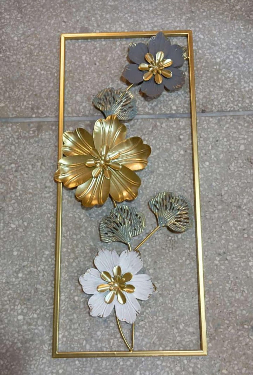 Metal floral decorations