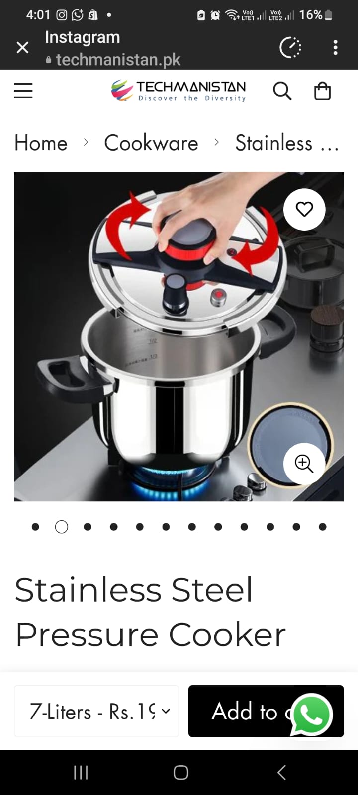 Pressure cooker High quality branded pressure cooker