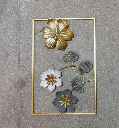 Metal floral decorations