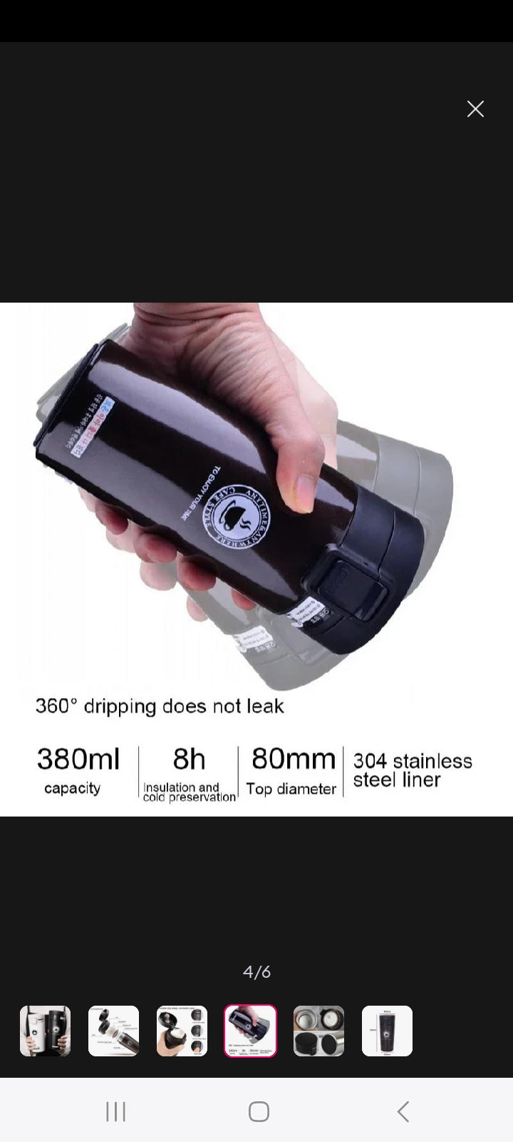 Premium Vacum Coffee Cup