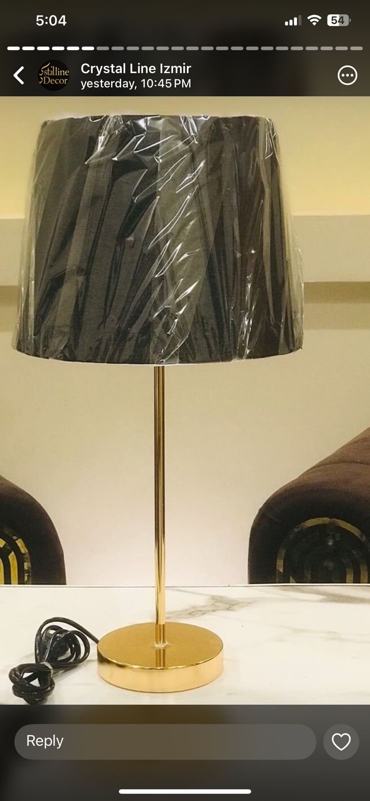 Pair of table lamp Metal base heavy for table base with shade 18 inches height